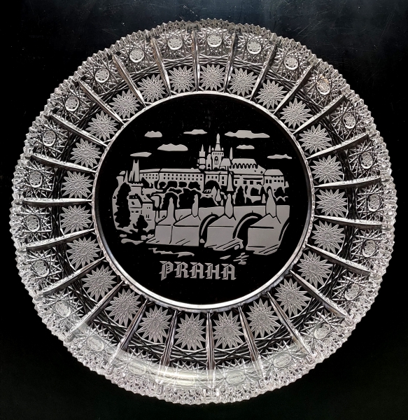 Broušený talíř 66025/280 PK-PRAHA V